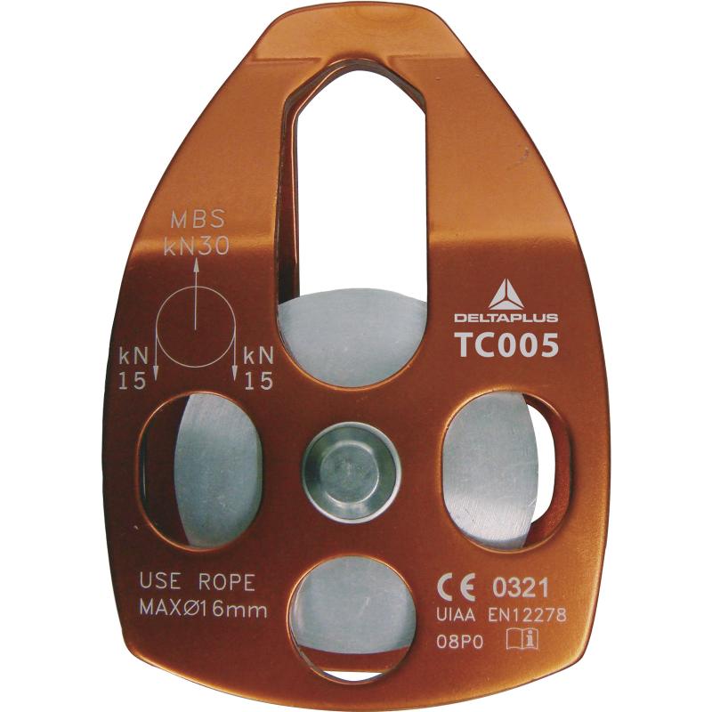 Puleggia con flange oscillanti - Alluminio