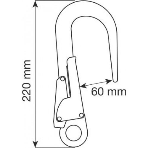HOOK 60 mm - Connettore