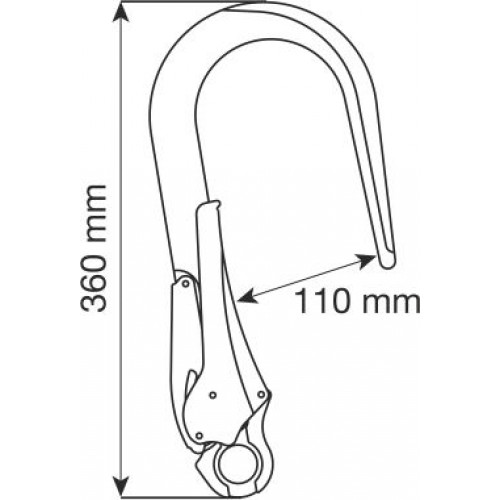 HOOK 110 mm - Connettore